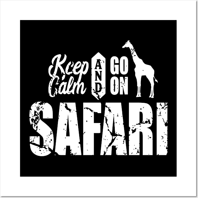 Adventure Africa Tour Guide Safari Wild Animals Wall Art by dr3shirts